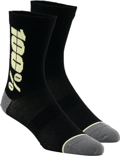 100% Socken Rythym Merino Schwarz Gr. L/XL von 100%