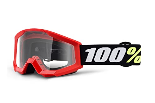 100% Strata Mini Klarsicht Goggles Kinder rot 100% Strata Mini Klarsicht Goggles Kinder rot von 100%
