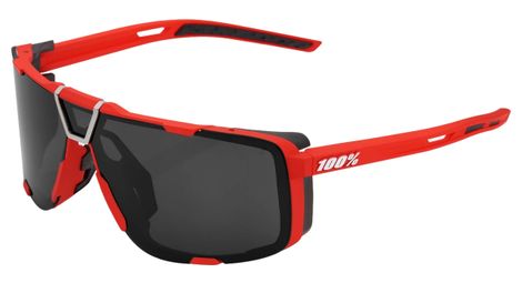 100   eastcraft sonnenbrille   soft tact rot   schwarze verspiegelte glaser von 100%