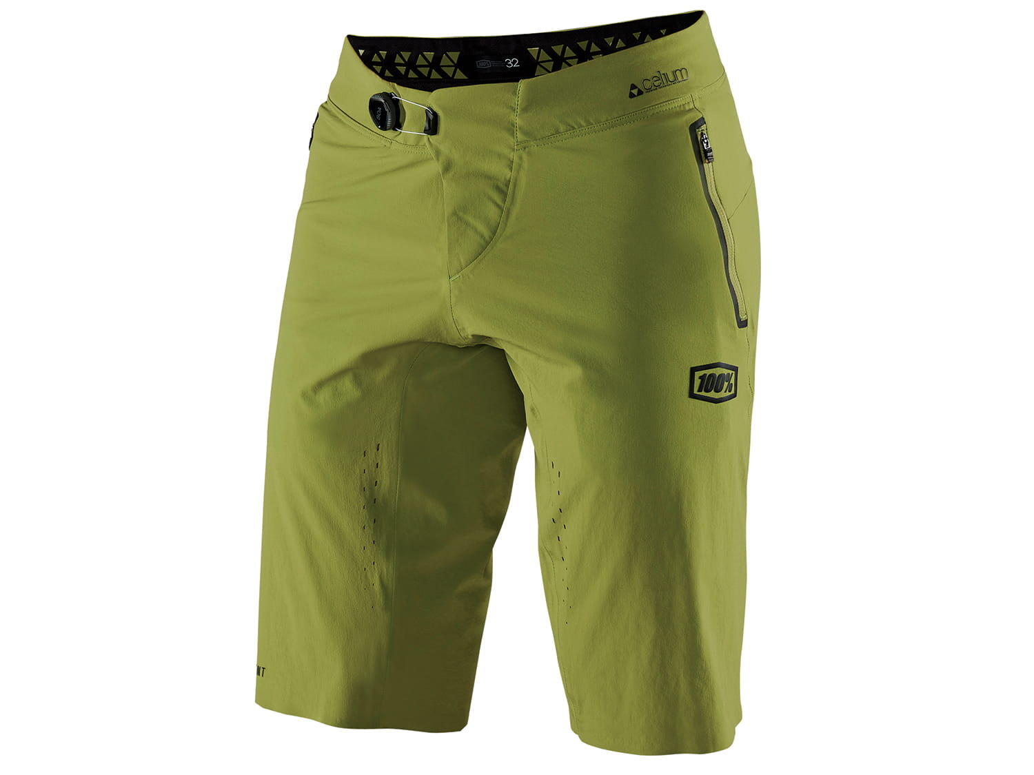 Celium Enduro/Trail Short - Olivegrün von 100%