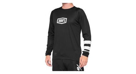 kinder 100 r core jersey schwarz weis kinder 100 r core jersey schwarz weis von 100%