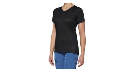 damen kurzarmtrikot 100  airmatic schwarz von 100%