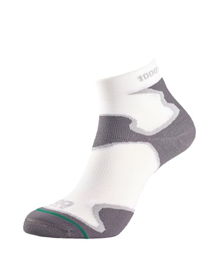 1000 Mile Fusion Herren-Socken, Weiß/Grau, XL von 1000 Mile