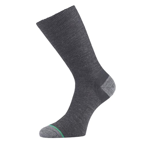 1000 Mile Herren Walking Socken Ultimate Lightweight Walkingsocks, Schwarzgrau, M, 3195BM von 1000 Mile