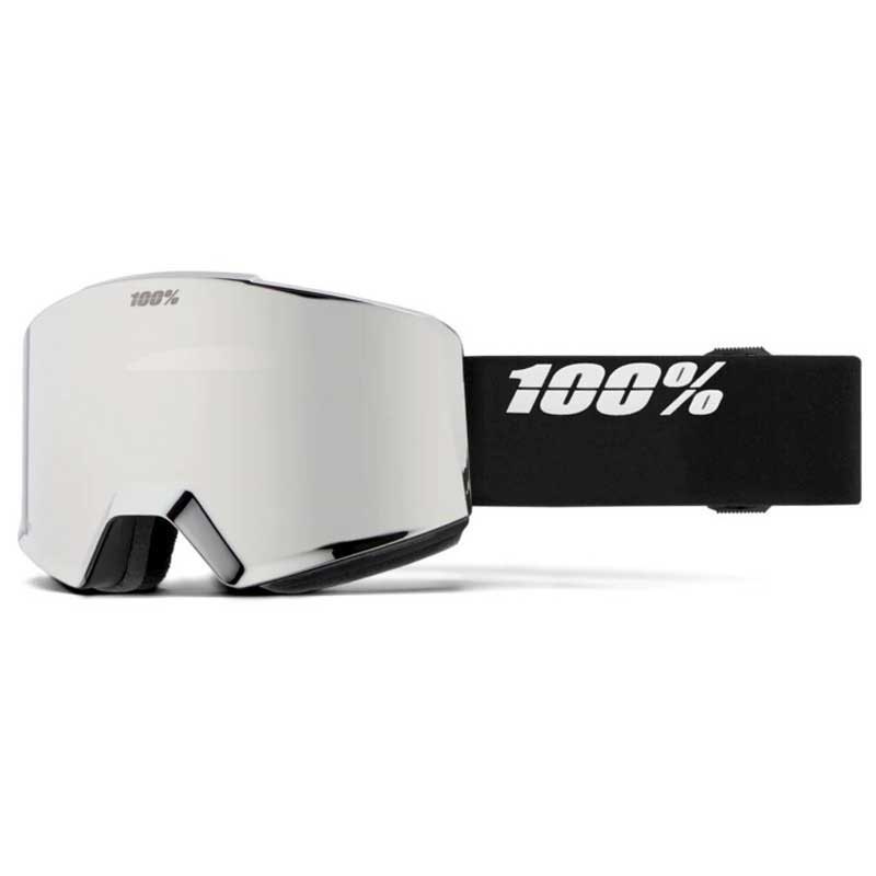 100percent Norg Ski Goggles Schwarz Mirror Silver Lens/CAT1 100percent Norg Ski Goggles Schwarz Mirror Silver Lens/CAT1 von 100percent