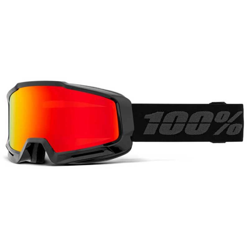 100percent Okan Hiper Ski Goggles Schwarz Mirror Red Lens/CAT3 100percent Okan Hiper Ski Goggles Schwarz Mirror Red Lens/CAT3 von 100percent