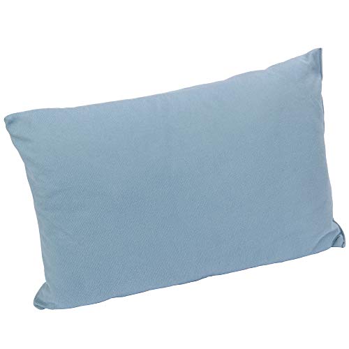 10T Deluxe Pillow Blau 40x30x10 cm Fleece Kissen Reisekissen Kopfkissen Nackenkissen mit Packsack von 10T Outdoor Equipment