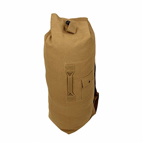 10T STC Duffle Bag 60L XL Seesack 90x26x26cm Rucksack Sporttasche Canvas Reisetasche 100% Baumwolle von 10T Outdoor Equipment