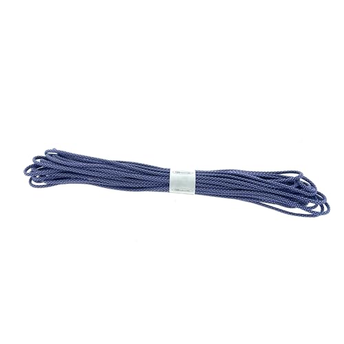 Paracord 550 typ III Electric Blau/Silber Grau Diamond 15 Meter von 123Paracord