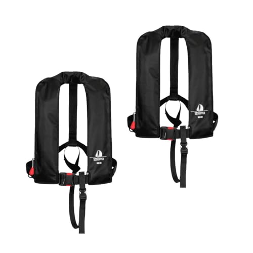 12skipper 2er-Set Automatik-Rettungsweste 165N ISO mit Waistbelt, schwarz 12skipper 2er-Set Automatik-Rettungsweste 165N ISO mit Waistbelt, schwarz von 12skipper