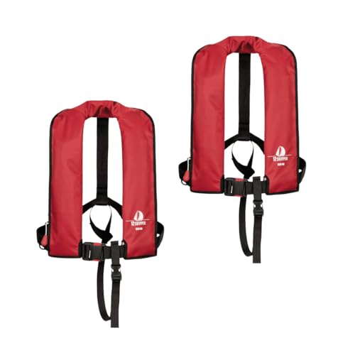 12skipper 2er-Set Automatik-Rettungswesten 165N Classic ISO UML mit Waistbelt, rot 12skipper 2er-Set Automatik-Rettungswesten 165N Classic ISO UML mit Waistbelt, rot von 12skipper