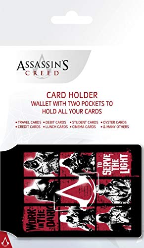 Assassin's Creed Work In The Dark, Grid EC-Kartenhülle Kartenetui Für Fans Und Sammler 10x7 cm von 1art1