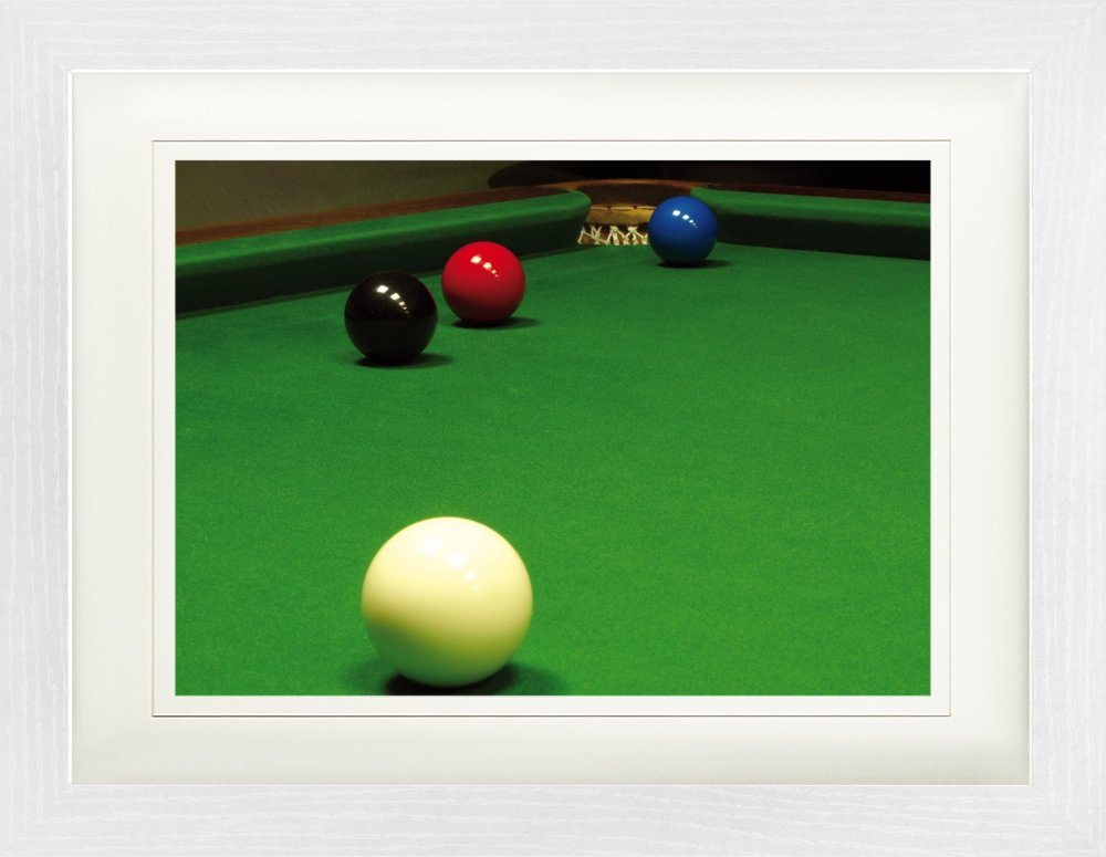 1art1 Bild mit Rahmen Billard - Snooker, Free Ball-Situation von 1art1