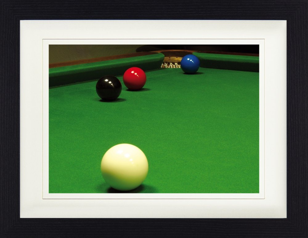 1art1 Bild mit Rahmen Billard - Snooker, Free Ball-Situation von 1art1