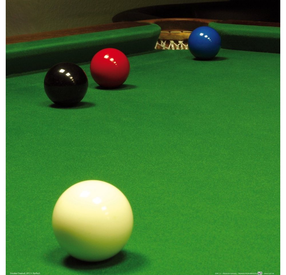 1art1 Kunstdruck Billard - Snooker, Free Ball-Situation von 1art1
