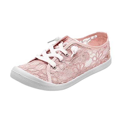 2022 Schuhe für Damen Turnschuhe Freien Sportschuhe Casual Flats Walking Laufschuhe Atmungsaktive Bequeme Arbeitsschuhe Für Sneakers auf DamenSlip Loafer Schuhe Spitze Herren Sneaker (Pink-0, 38) von 2022