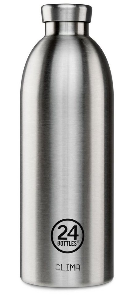 24 Bottles Trinkflasche Edelstahl Trinkflasche Brushed Steel 0,85 l, für Heiß- und Kaltgetränke, spülmaschinengeeignet 24 Bottles Trinkflasche Edelstahl Trinkflasche Brushed Steel 0,85 l, für Heiß- und Kaltgetränke, spülmaschinengeeignet von 24 Bottles