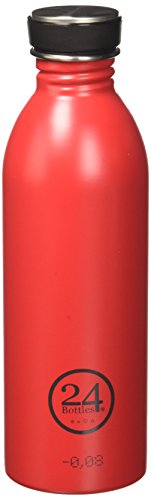 24Bottles Urban Trinkflasche Unisex Erwachsene, Unisex, 30, Hot Red, 500 ml von 24Bottles