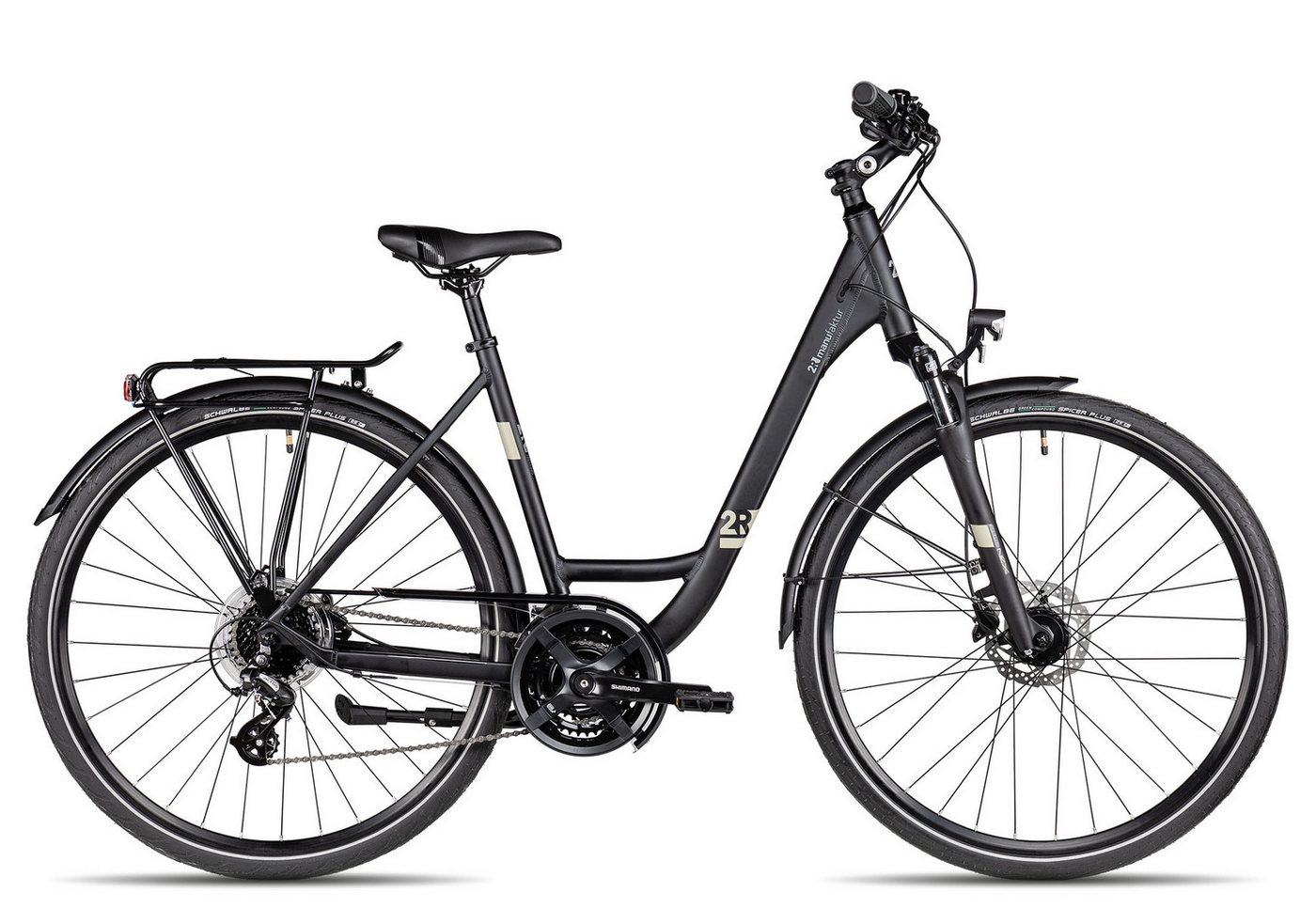 2R Manufaktur Trekkingrad TRS 24 Wave, 24 Gang Shimano Altus RD-M310 Schaltwerk, Kettenschaltung, hydraulische Scheibenbremse schwarz/grau 2R Manufaktur Trekkingrad TRS 24 Wave, 24 Gang Shimano Altus RD-M310 Schaltwerk, Kettenschaltung, hydraulische Scheibenbremse schwarz/grau von 2R Manufaktur