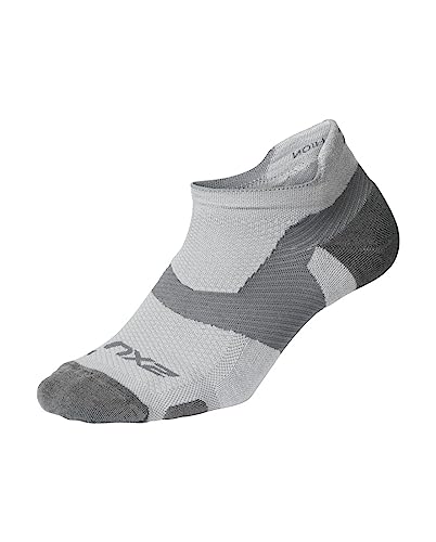 2XU UK Herren Vectr Merino Light No Show Socken, Grau, L 2XU UK Herren Vectr Merino Light No Show Socken, Grau, L von 2XU