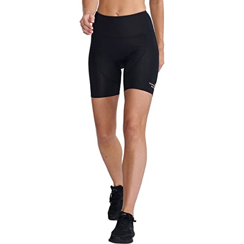 2XU Damen Aero 7 Inch Tri Shorts, Schwarz/Peach Whip, S von 2XU