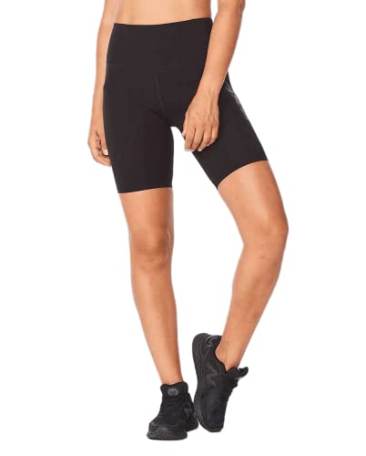 2XU Damen Fitness New Heights Bike Shorts, Damen, Shorts, Women's Fitness New Heights Bike Short, schwarz/schwarz, Small 2XU Damen Fitness New Heights Bike Shorts, Damen, Shorts, Women's Fitness New Heights Bike Short, schwarz/schwarz, Small von 2XU