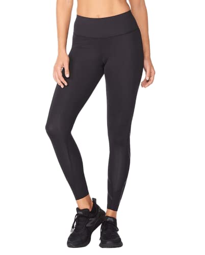2XU Damen Force Mid-Rise Compression Tights Kompressionshose, Schwarz, XXS 2XU Damen Force Mid-Rise Compression Tights Kompressionshose, Schwarz, XXS von 2XU