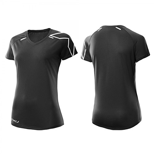 2XU Damen X Tech Kurzarm-Top Medium schwarz/schwarz 2XU Damen X Tech Kurzarm-Top Medium schwarz/schwarz von 2XU
