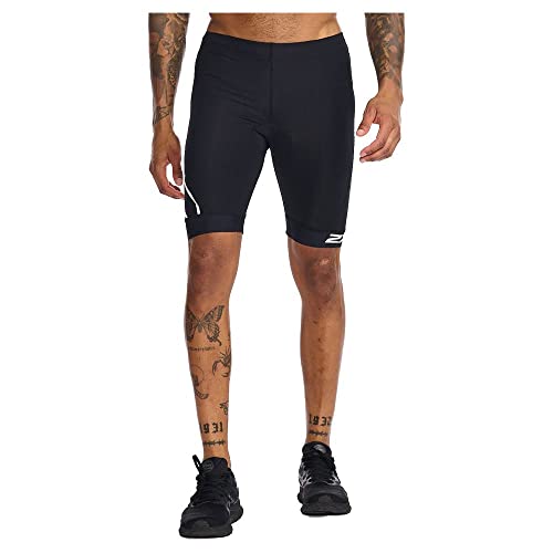 2XU Herren Core Tri Shorts, schwarz/weiß, M von 2XU