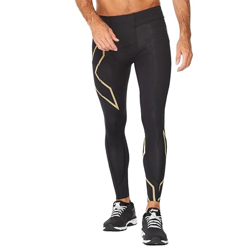 2XU Light Speed Compression Tights, MA5305b, Black/Black Reflective, XL von 2XU