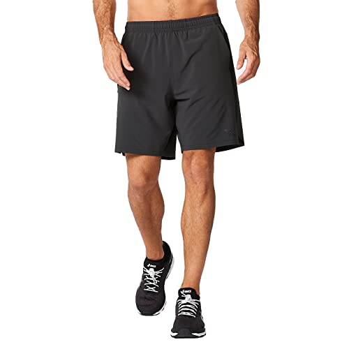 2XU Herren Motion 8 Zoll Shorts, Schwarz/Schwarz, XS von 2XU