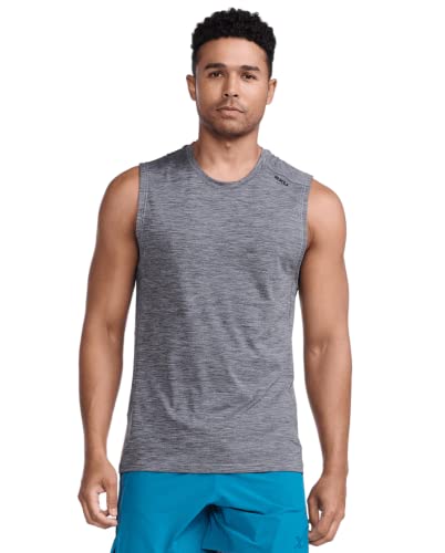 2XU Herren Motion Tank Top, Harbor Mist/Black, M 2XU Herren Motion Tank Top, Harbor Mist/Black, M von 2XU