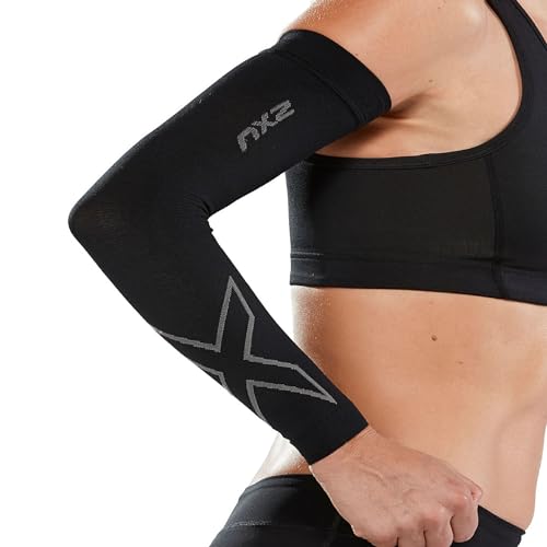 2XU Herren Ua4009a Flex Compression Arm Sleeves, Schwarz, S von 2XU