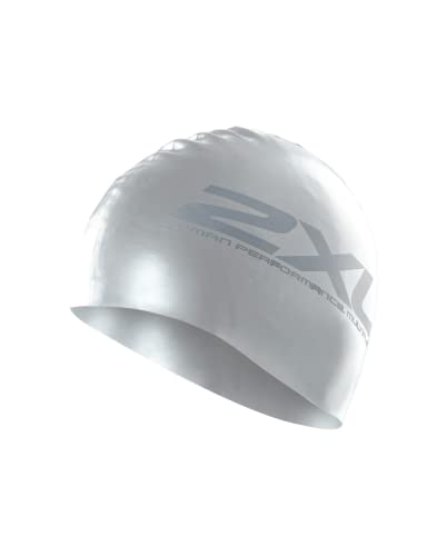 2XU Silicone Swim Cap Silver Silikon-Badekappe – SS16 – One Grey, grau, Einheitsgröße 2XU Silicone Swim Cap Silver Silikon-Badekappe – SS16 – One Grey, grau, Einheitsgröße von 2XU