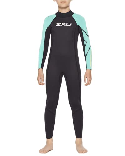 2XU Unisex, Jugendliche Cw6569-Propel Neoprenanzug, Schwarz/Oasis, L von 2XU