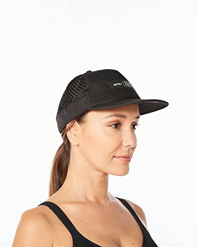 2XU Unisex Light Speed Trucker Cap, Schwarz/Finish Lines White, Einheitsgröße 2XU Unisex Light Speed Trucker Cap, Schwarz/Finish Lines White, Einheitsgröße von 2XU