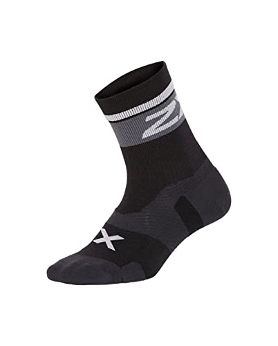 2XU Unisex Vectr Cushion Crew socken, Schwarz/Weiß, 38 2XU Unisex Vectr Cushion Crew socken, Schwarz/Weiß, 38 von 2XU