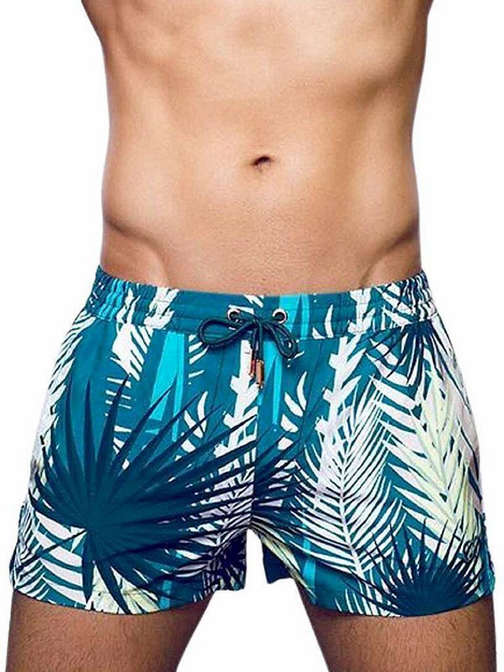 2eros Badeshorts 2Eros Print Swimshorts Feuille Green von 2eros