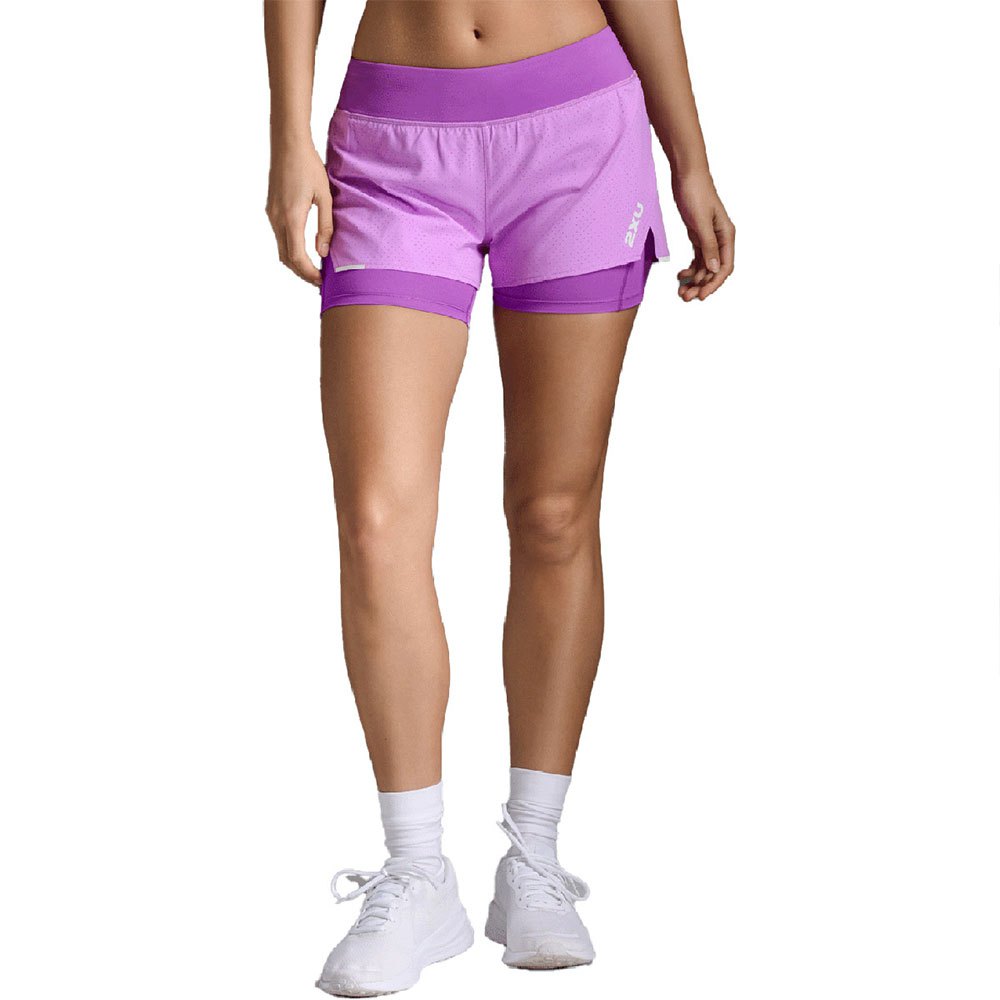 2xu Aero 2in1 4´´ Shorts Lila S Frau von 2xu