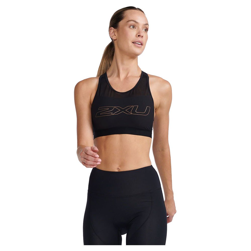 2xu Aero Crop Tri Sports Bra Schwarz S Frau von 2xu