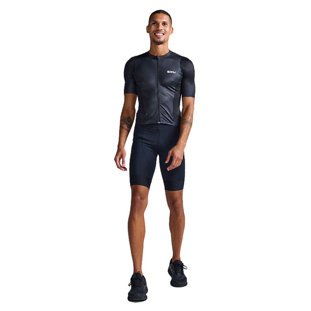 2xu Aero Hex Short Sleeve Trisuit Schwarz L Mann 2xu Aero Hex Short Sleeve Trisuit Schwarz L Mann von 2xu