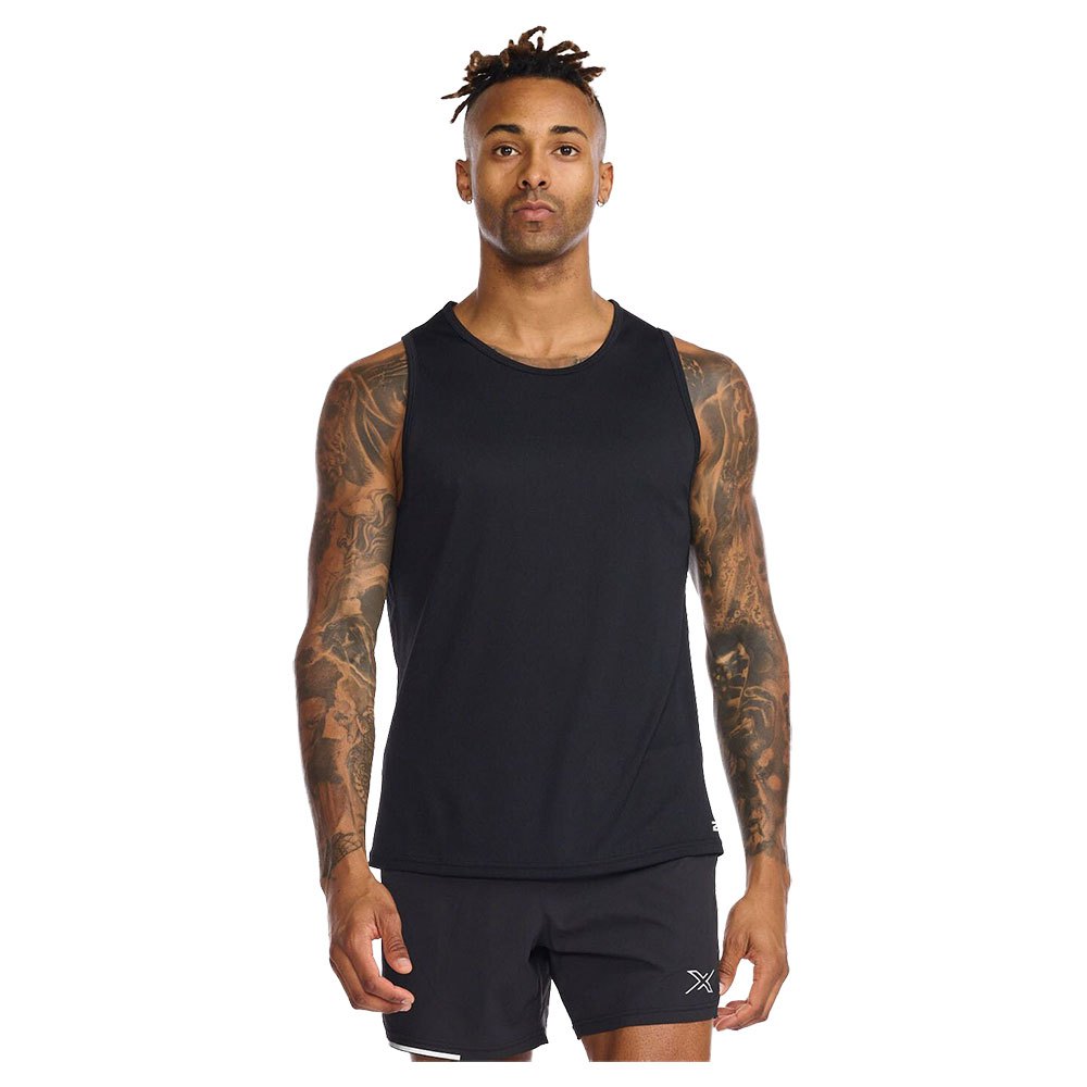 2xu Aero Sleeveless T-shirt Schwarz M Mann von 2xu