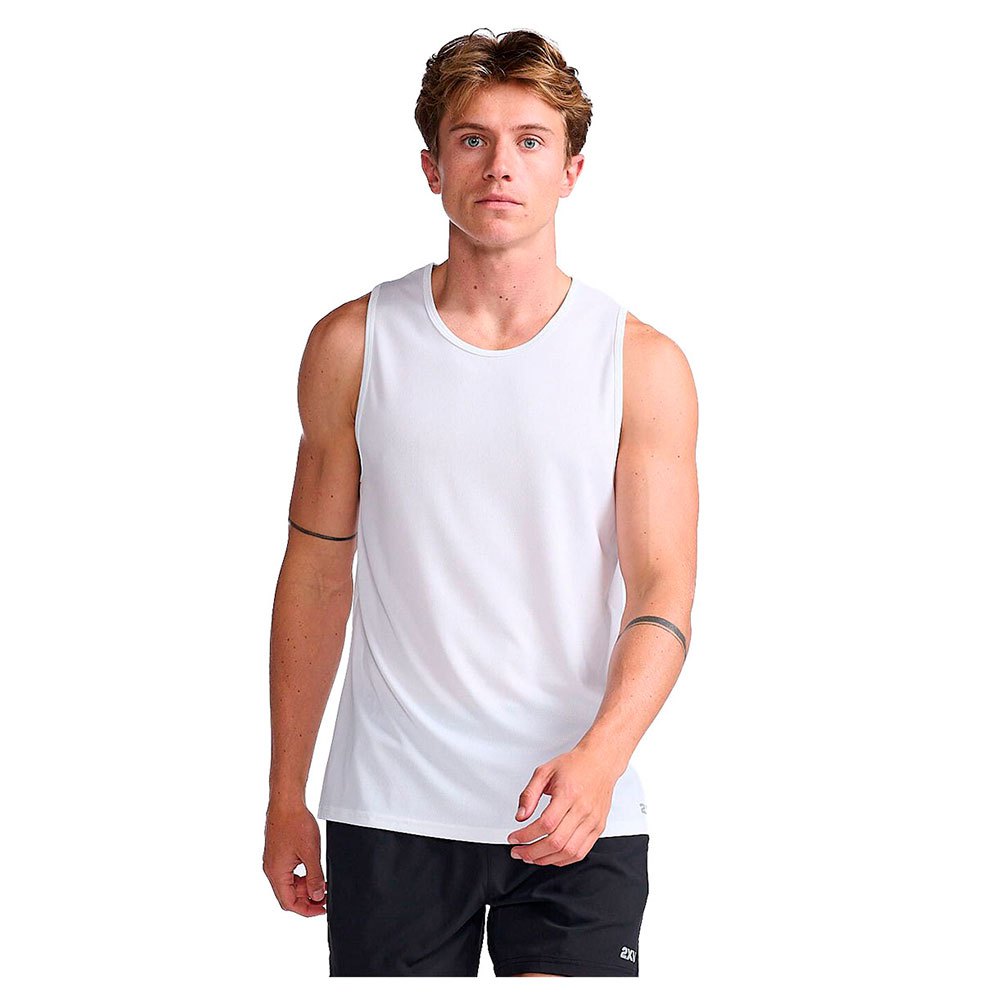 2xu Aero Sleeveless T-shirt Weiß L Mann 2xu Aero Sleeveless T-shirt Weiß L Mann von 2xu