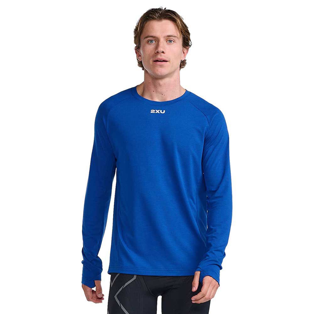 2xu Ignition Base Layer Long Sleeve T-shirt Blau XL Mann von 2xu