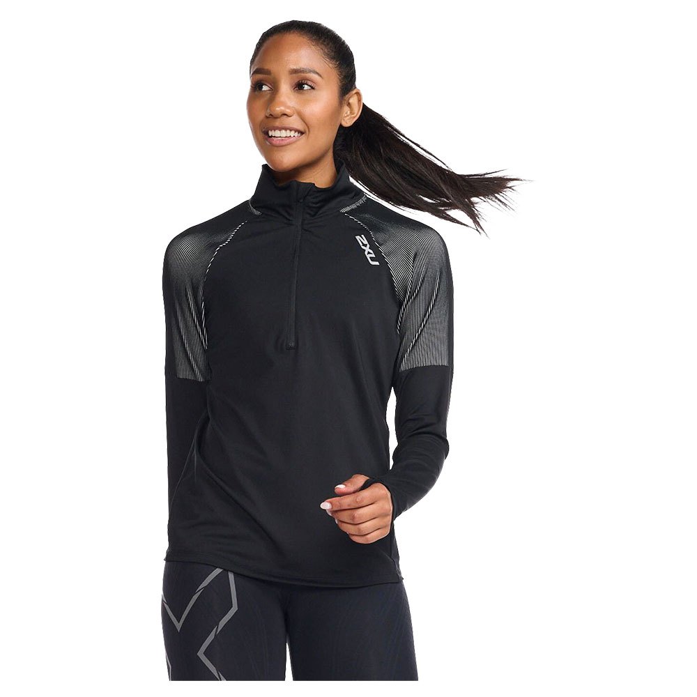 2xu Light Speed Half Zip Long Sleeve T-shirt Schwarz XS Frau 2xu Light Speed Half Zip Long Sleeve T-shirt Schwarz XS Frau von 2xu