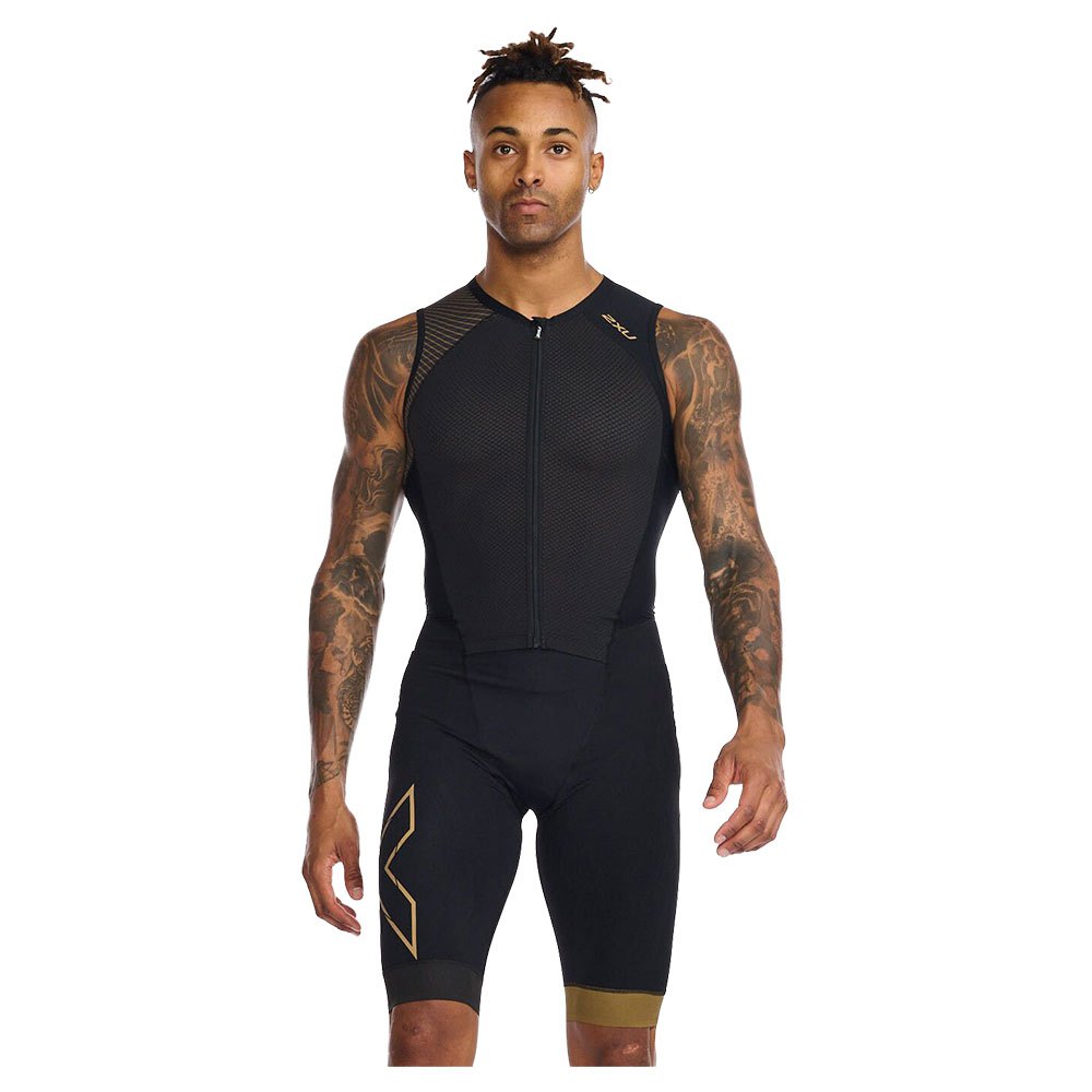 2xu Light Speed Long Sleeve Trisuit Schwarz S Mann von 2xu