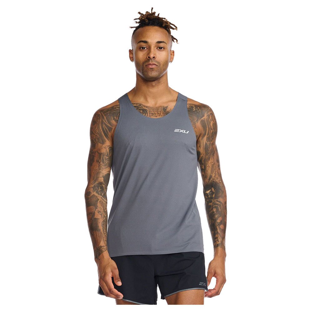 2xu Light Speed Sleeveless T-shirt Grau XS Mann von 2xu