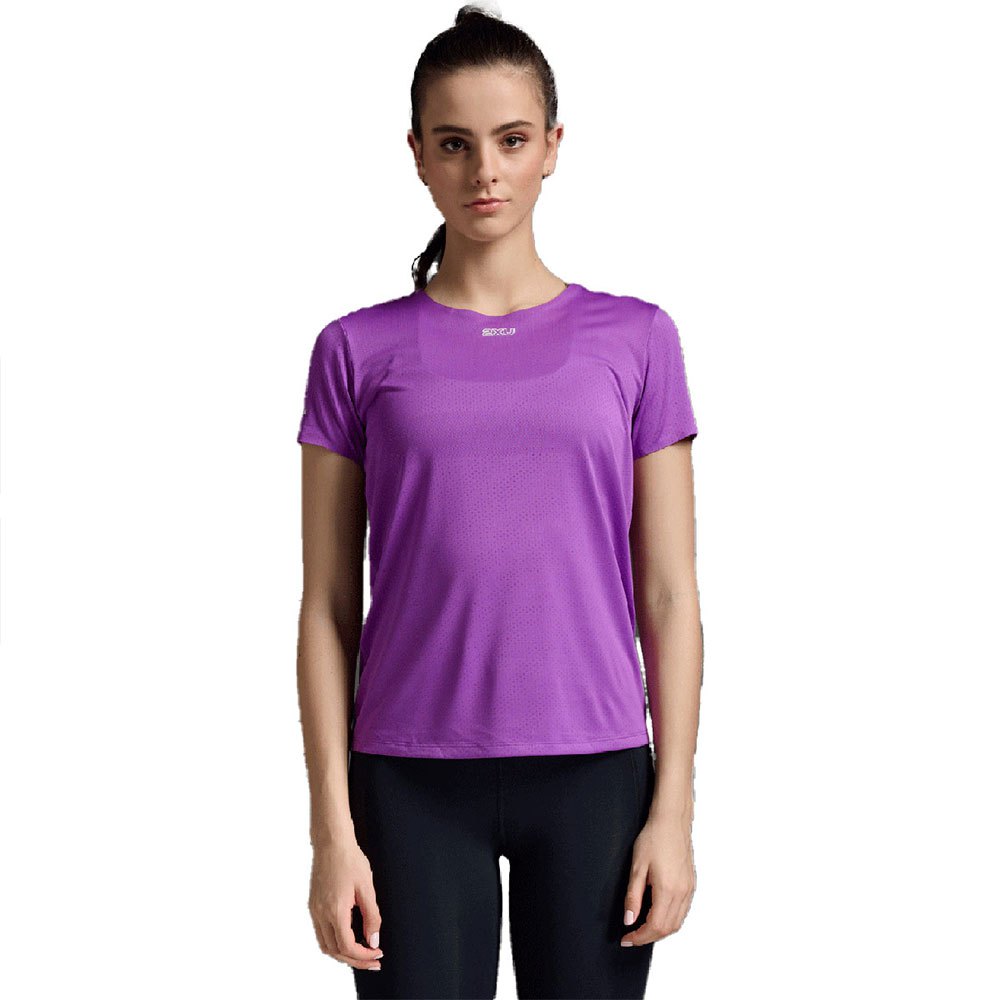 2xu Light Speed Tech Short Sleeve T-shirt Lila L Frau von 2xu