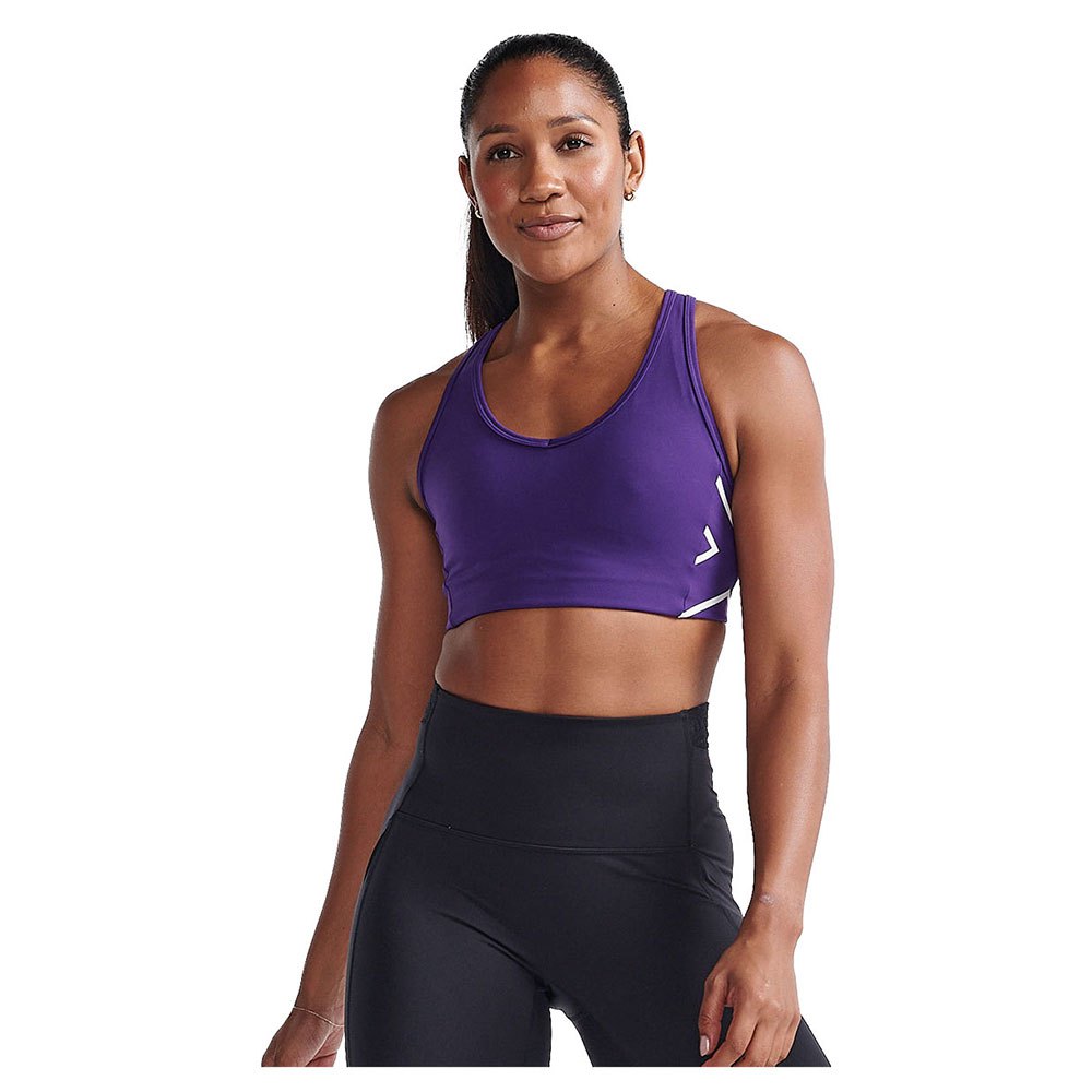 2xu Motion Racerback Sports Bra Lila M Frau von 2xu