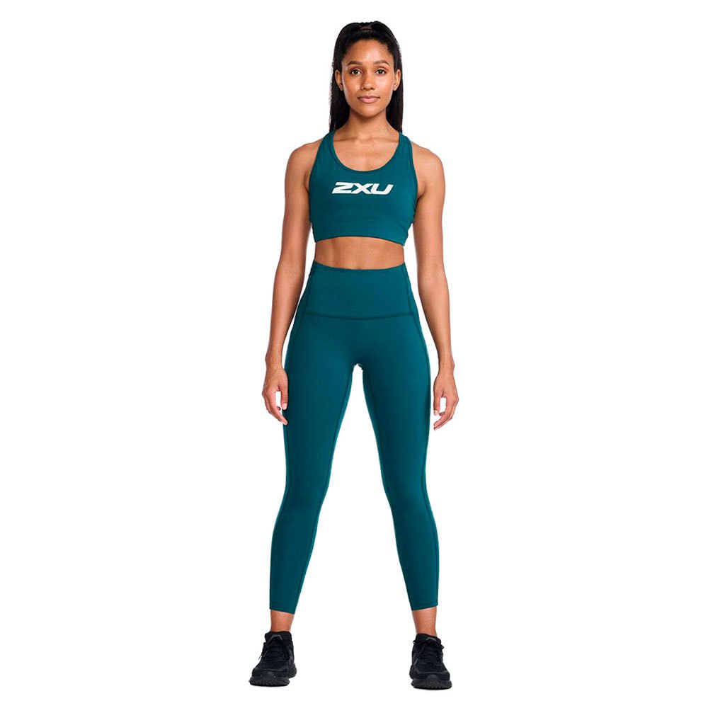 2xu Motion Racerback Sports Top Blau L Frau von 2xu